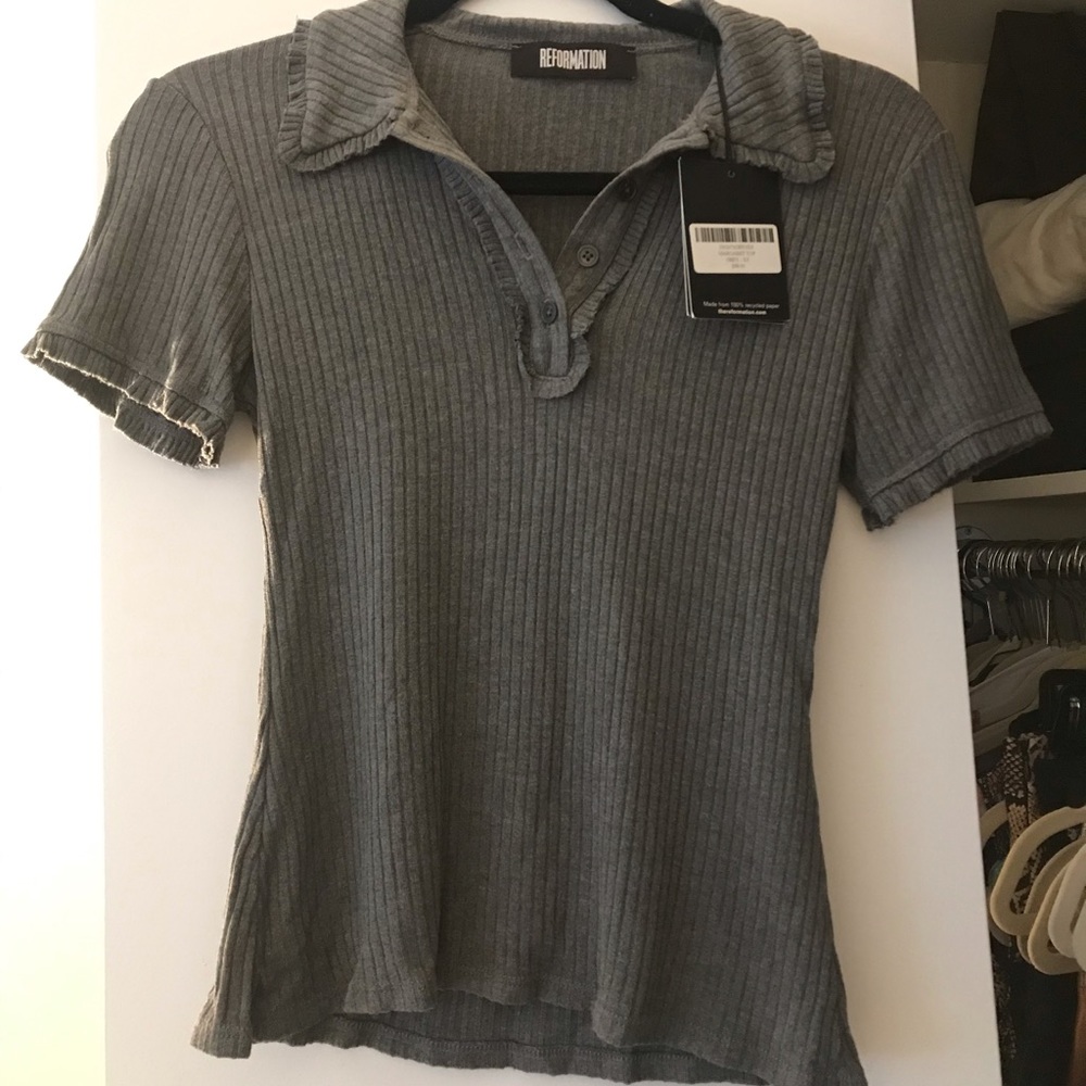 Reformation Henley T-Shirt
